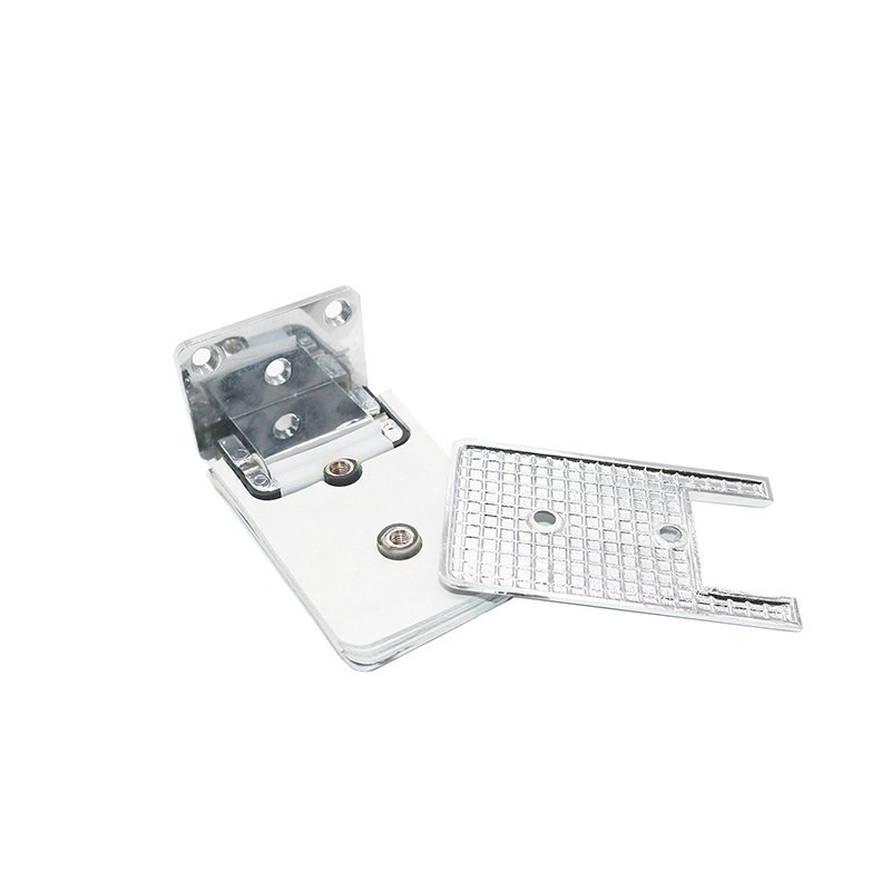 Long Beveled Chrome Plated Brass Glass Shower Door Hinge Offset Back Plate 3 Long Beveled Chrome Plated Brass Glass Shower Door Hinge Offset Back Plate