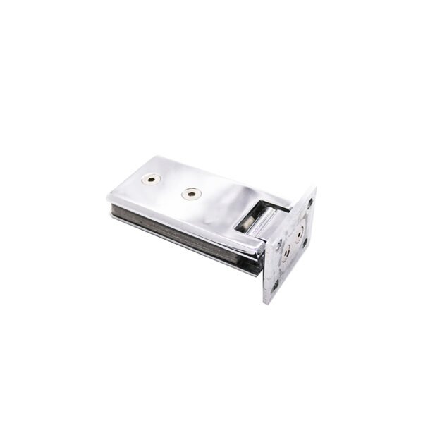 Long Beveled Full Back Plate Brass Shower Hinge Glass Hardware