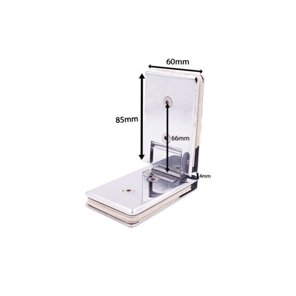 Long Beveled Series Glass To Glass Brass Hydraulic Door Hinge