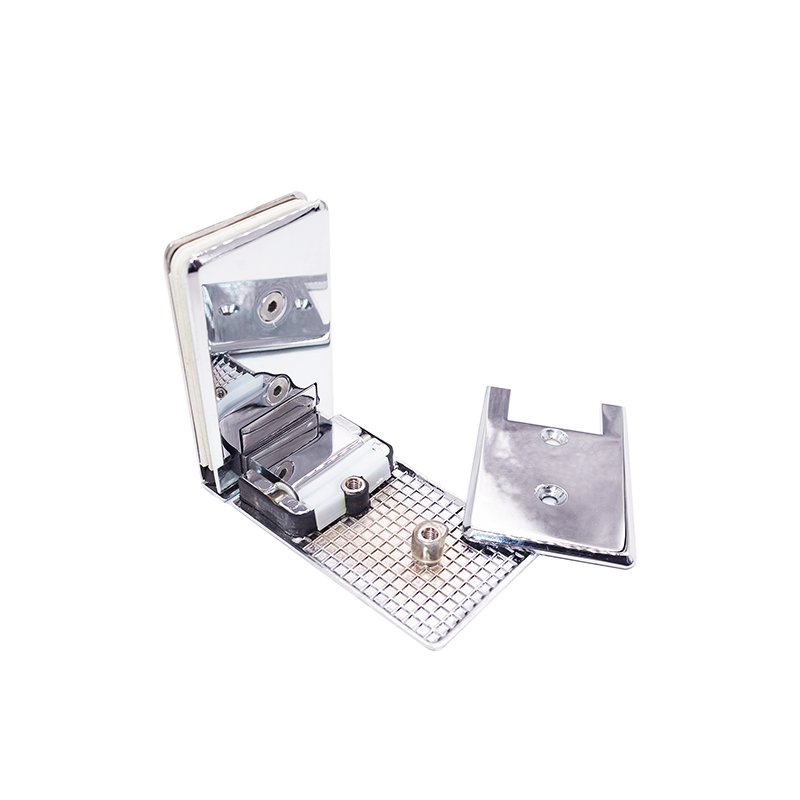 Long Beveled Series Glass To Glass Brass Hydraulic Door Hinge