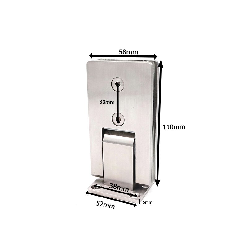 Long Square Wall Mount Ss Shower Hinge Frameless Glass Hardware 2 Long Square Wall Mount Ss Shower Hinge Frameless Glass Hardware