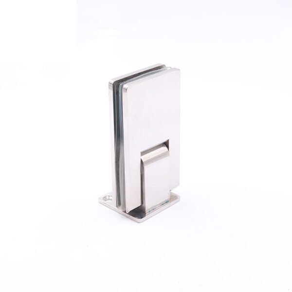 Long Square Wall Mount Stainless Steel Hinges Tempered Glass Door Accessories