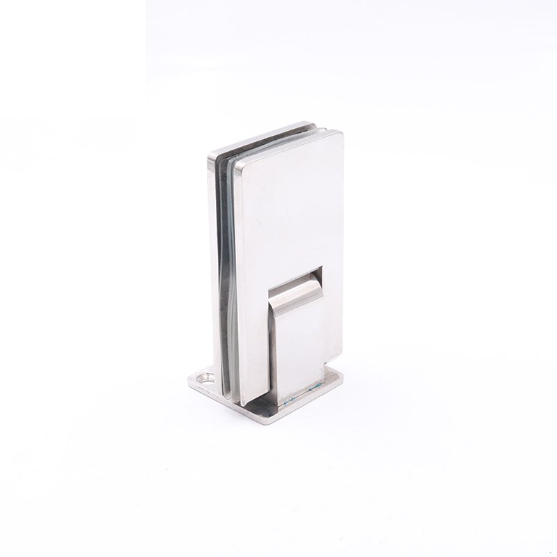 Long Square Wall Mount Stainless Steel Hinges Tempered Glass Door Accessories 1 Long Square Wall Mount Stainless Steel Hinges Tempered Glass Door Accessories