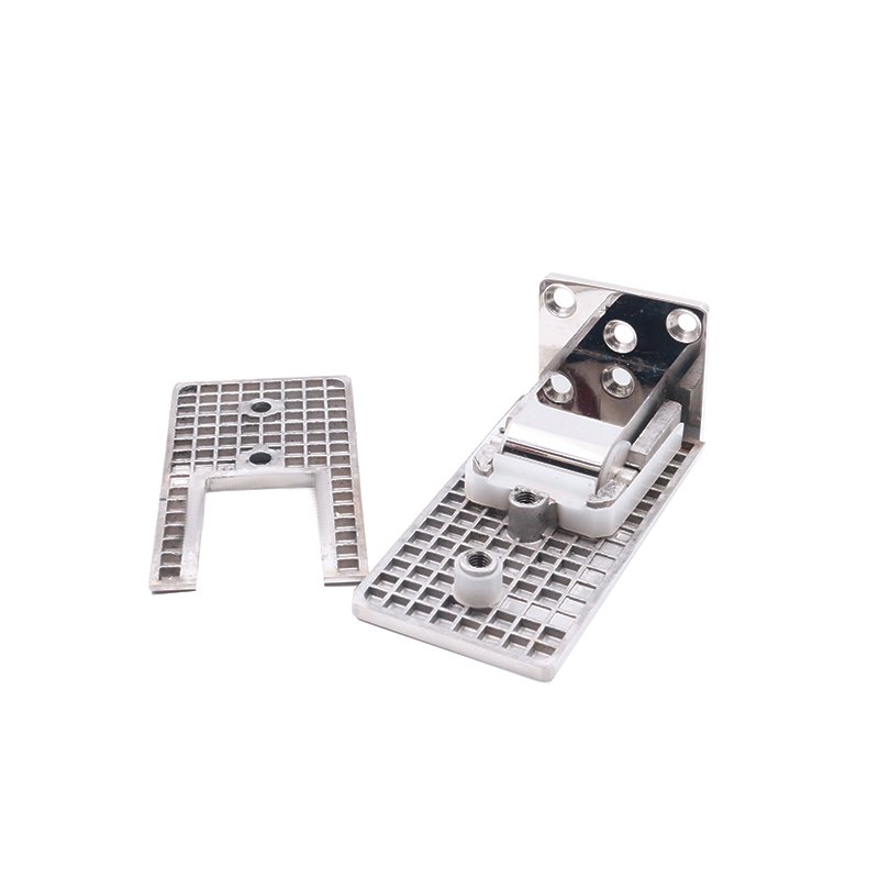 Long Square Wall Mount Stainless Steel Hinges Tempered Glass Door Accessories 3 Long Square Wall Mount Stainless Steel Hinges Tempered Glass Door Accessories