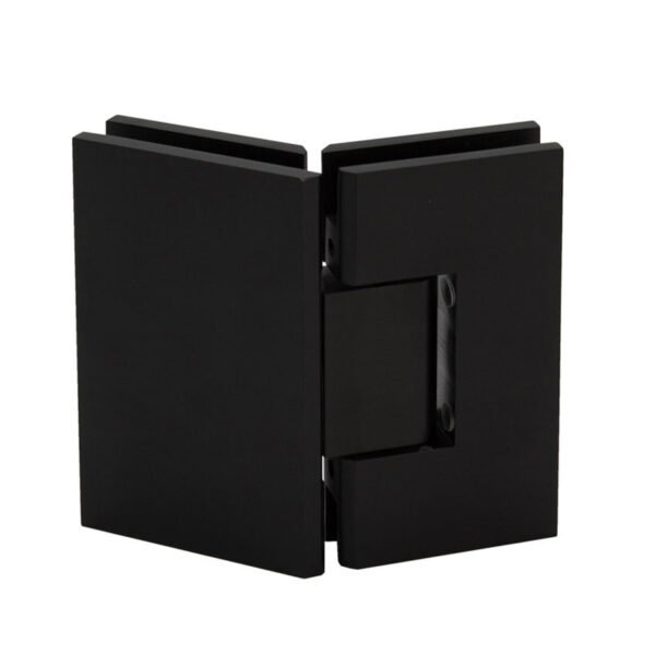 Matte Black 135 Degree Glass To Glass Shower Door Hinges