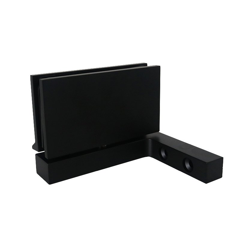 Matte Black 360 Degree Rotatable Glass Door Pivot Hinges