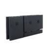 Matte Black 360 degree top Or Bottom Mount Shower glass Door pivot hinges