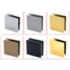 Matte Black Glass To Wall Brass Shower Bathroom Door Clamp 3 Matte Black Glass To Wall Brass Shower Bathroom Door Clamp