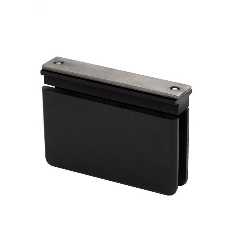 Matte Black Shower Hinges 360 Degree Rotatable Glass Door Pivot Hinges