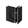 Matte Black Solid Brass Shower Hinge Glass Door Hardwares