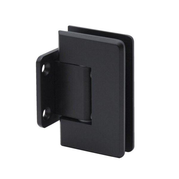 Matte Black Solid Brass Shower Hinges