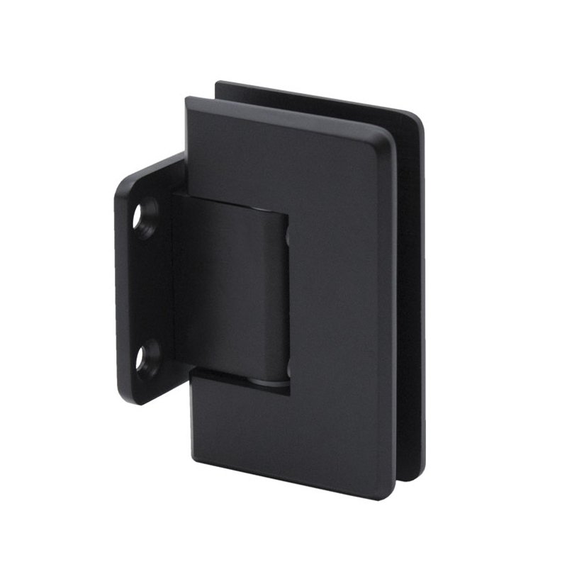 Matte Black Solid Brass Shower Hinges 1 Matte Black Solid Brass Shower Hinges