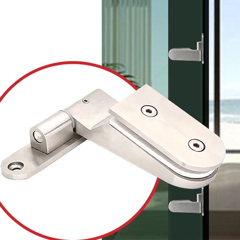 Modern Stainless Steel Shower Fitting Adjustable Shower Door Glass Hinge