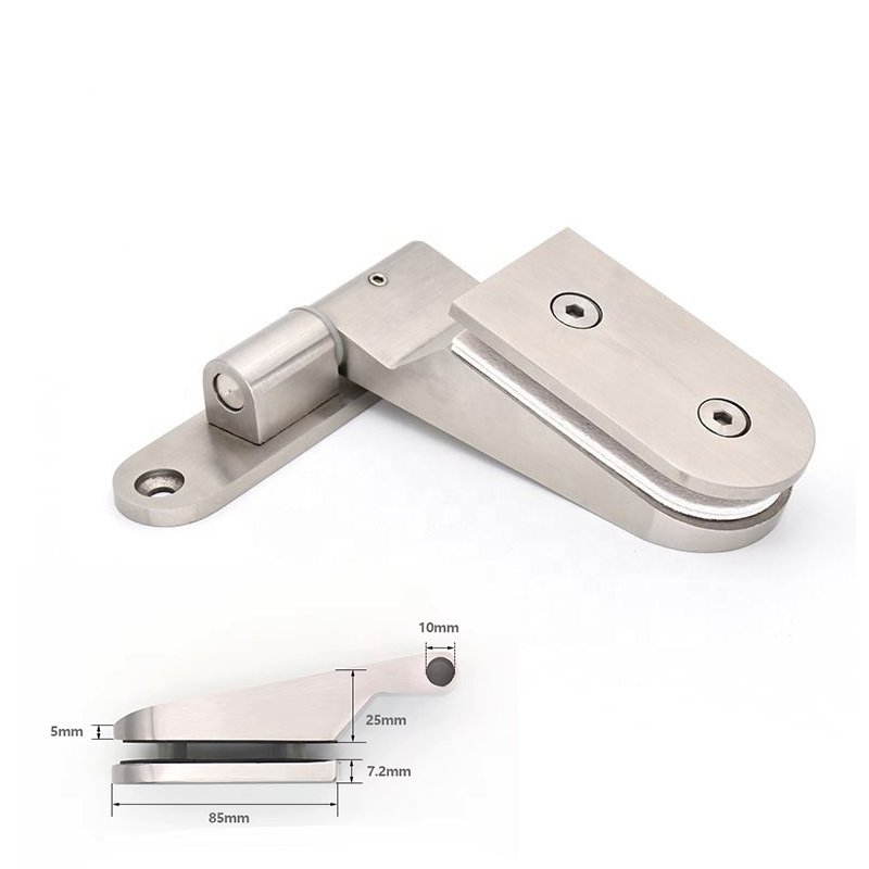 Modern Stainless Steel Shower Fitting Adjustable Shower Door Glass Hinge