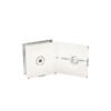 More Sku Square Curved Surface 135 Degree Stainless Steel Wall Mounted Glass Clamp
