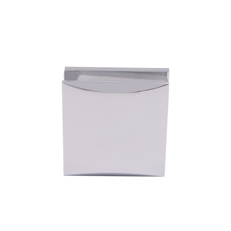 More Sku Square Curved Surface Single Hole 0 Degree Brass Glass Clamp