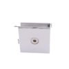 More Sku Square Curved Surface Single Hole 0 Degree Brass Glass Clamp