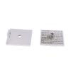 More Sku Square Curved Surface Single Hole 0 Degree Brass Glass Clamp