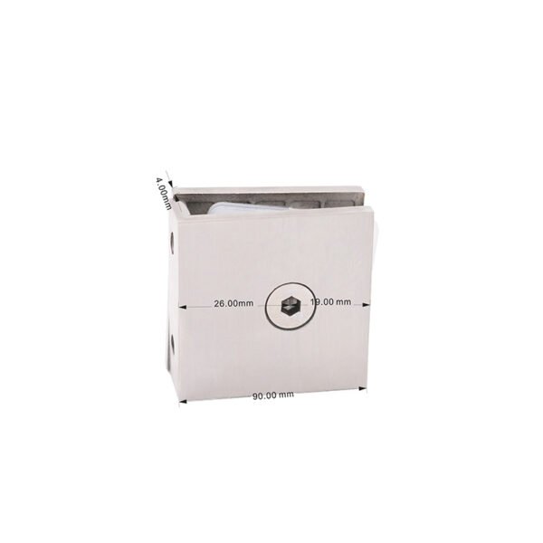 Oem Odm 0 Degree Stainless Steel Wall Mount Glass Brackets Glass Clamp