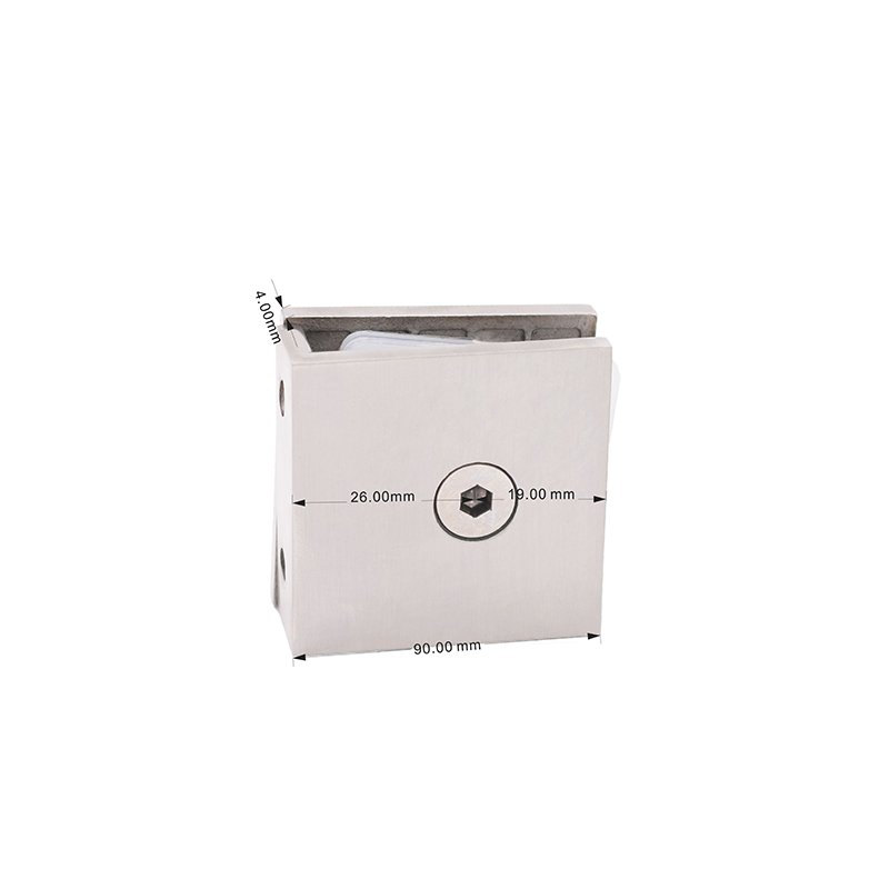 Oem Odm 0 Degree Stainless Steel Wall Mount Glass Brackets Glass Clamp