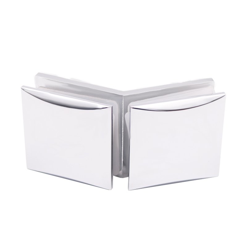 Oem Odm 135 Degree Brass Bathroom Clamps Shower Door Glass Clamp Bracket Holder