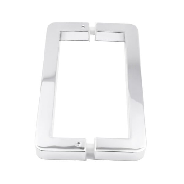 Oem Odm Capability Back To Back Square Angled Corner Glass Pull Handle