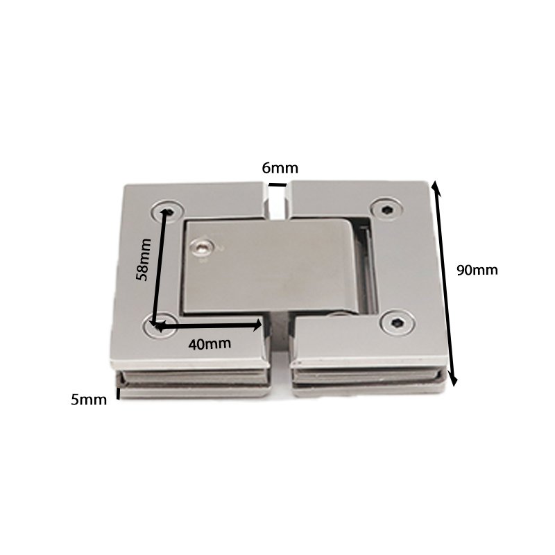 Oem Odm Glass Fitting Adjustable Glass To Glass Stainless Steel Hinge