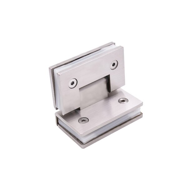 Oem Odm Square 90 Degree Glass To Glass Stainless Steel Glass Door Hinge