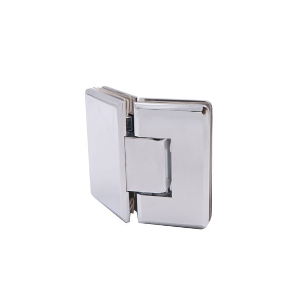Oem Odm Square Bevel 135 Degree Glass To Glass Solid Brass Hinge