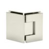 Polished Chrome Adjustable Solid Brass Shower Door Hinges 1 Polished Chrome Adjustable Solid Brass Shower Door Hinges