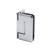 Polished Chrome Frameless Glass Soild Brass 5 Degree Pre-Set Shower Door Hinges
