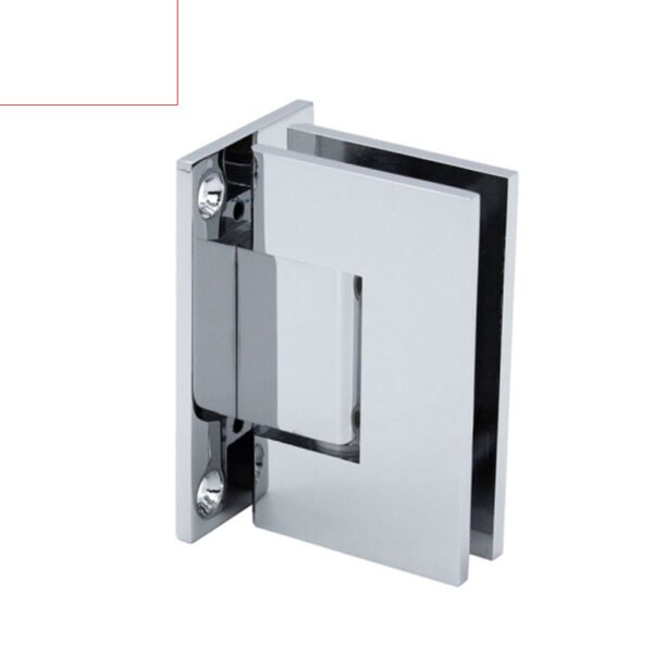 Polished Chrome Glass Accessories Solid Brass Shower Door Hinges