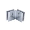 Polished Chrome Glass To Glass Shower Door Clamps Brackets
