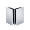 Polished Chrome Glass To Glass Shower Door Clips Clamps 1 Polished Chrome Glass To Glass Shower Door Clips Clamps