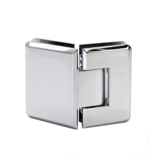 Polished Chrome Glass To Glass Shower Door Hinges