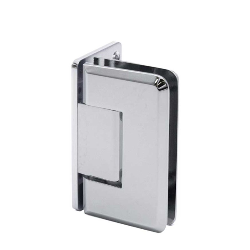 Polished Chrome Shower Glass Door Hardware