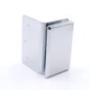 Polished Chrome Solid Brass Bathroom Glass Door Railing Clamp