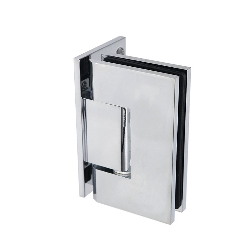 Polished Chrome Solid Brass Bathroom Hinge Shower Door Hardwares
