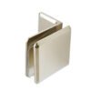 Polished Chrome Solid Brass Shower Bathroom Door Clamp Glass Brackets