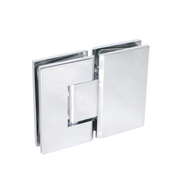 Polished Nickel Solid Brass Shower Hinge Glass Door Hardwares