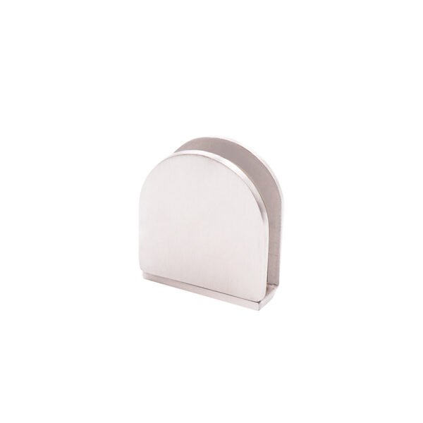 Provide Ddp Curved Triple 0 Degree Stainless Steel Wall Mount Glass Clamp