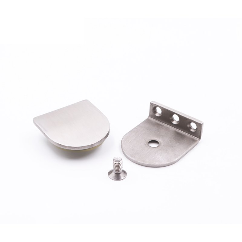 Provide Ddp Curved Triple 0 Degree Stainless Steel Wall Mount Glass Clamp 3 Provide Ddp Curved Triple 0 Degree Stainless Steel Wall Mount Glass Clamp