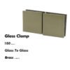Red Bronze Glass Shower Door Clips Clamps 2 Red Bronze Glass Shower Door Clips Clamps