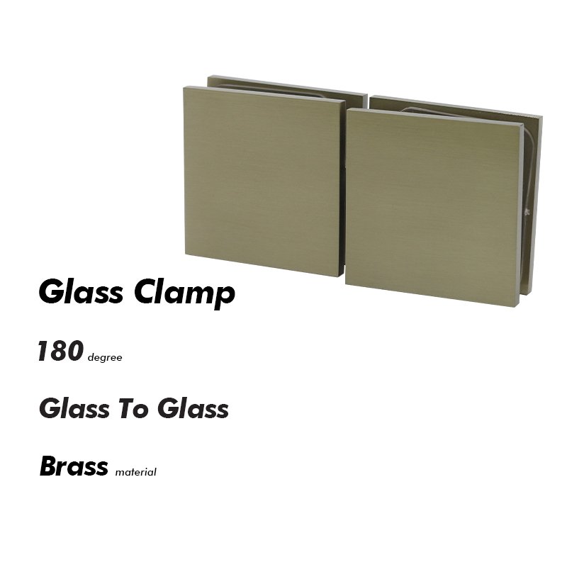 Red Bronze Glass Shower Door Clips Clamps 2 Red Bronze Glass Shower Door Clips Clamps