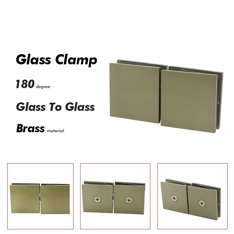 Red Bronze Glass Shower Door Clips Clamps 3 Red Bronze Glass Shower Door Clips Clamps
