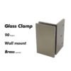 Red Bronze Glass To Wall Shower Door Clamps Brackets