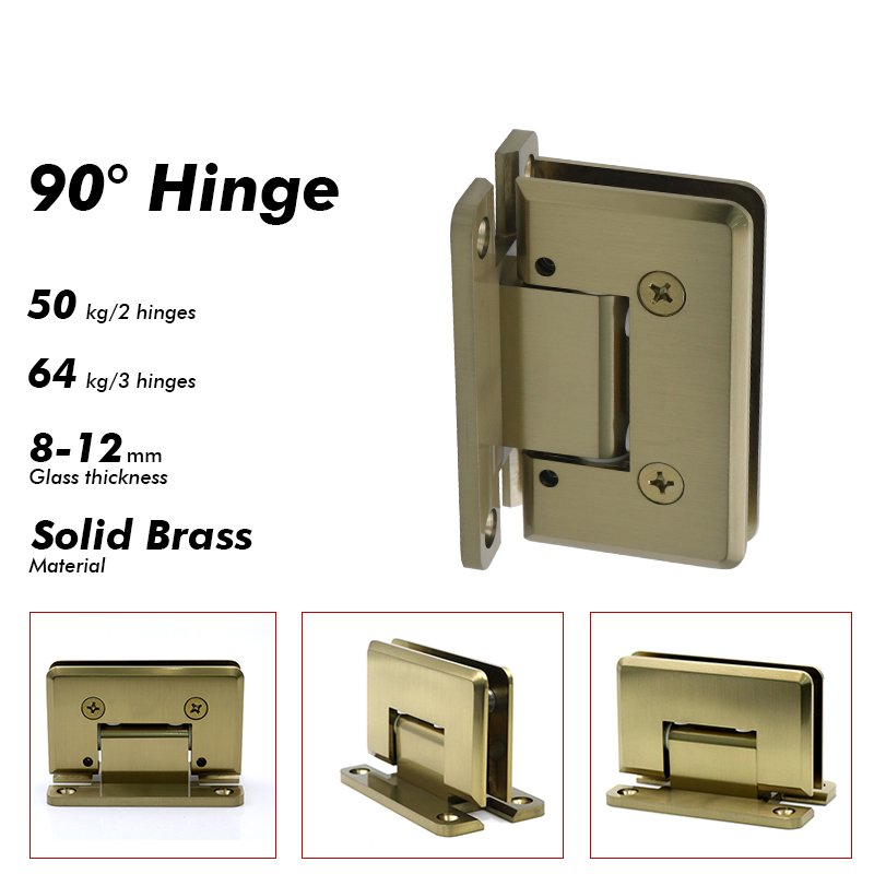 Red Bronze Solid Brass Shower Door Hinges 3 Red Bronze Solid Brass Shower Door Hinges