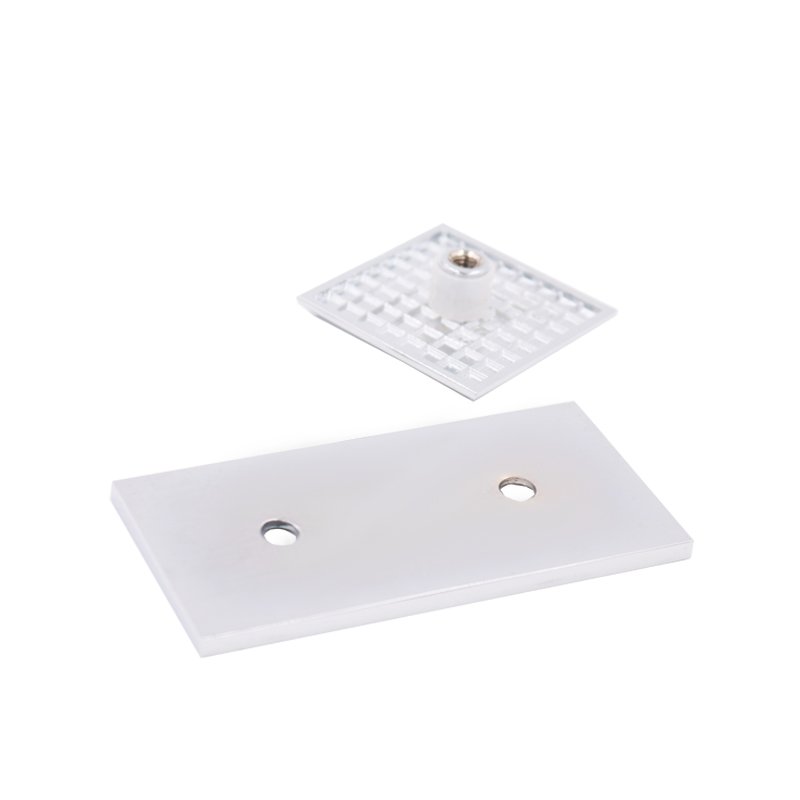 Rich Engineering Case 180 Degree Brass Wall Mounted Glass Clamp Glass Partition