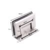 Rich Engineering Case Square Beveled Wall Mount Stainless Steel Bathroom Shower Hinge
