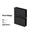 Rotate heavy Duty Brass Glass door pivot hinge